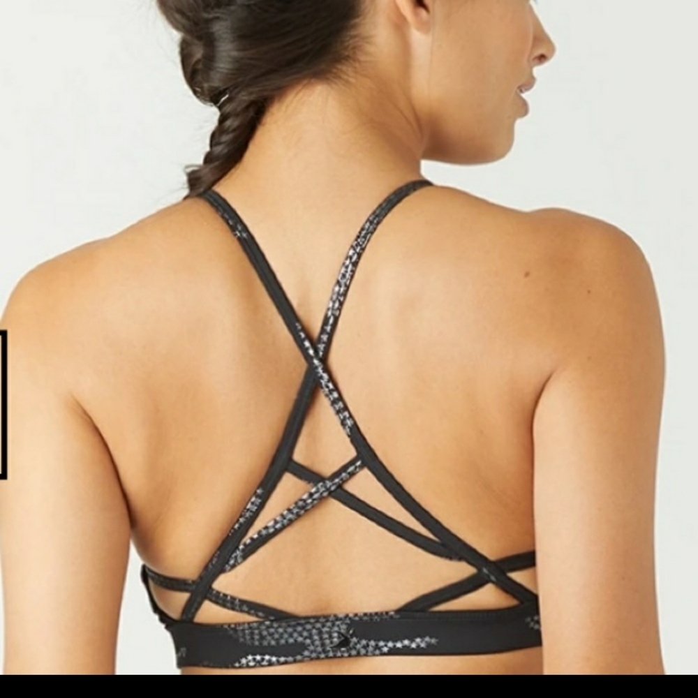 Cyclebar Glyder Apparel complex sports bra black star camo - Picture 4 of 5